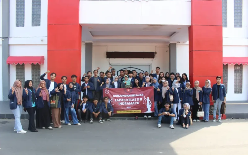 Kunjungan Mahasiswa Fakultas Hukum Universitas Wiralodra ke Lapas Indramayu
