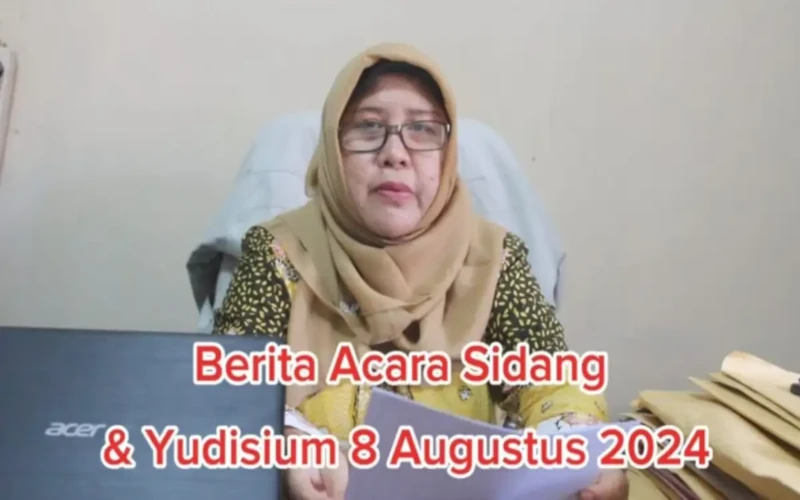 Berita Acara Sidang Skripsi 8 Augustus 2024 dan Yudisium